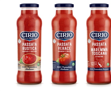 Cirio, nuova immagine per le passate un’offerta trasparente come la filiera