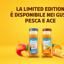 Yoga rende omaggio a Roma: succhi in edizione limitata, veri e propri souvenir della Capitale